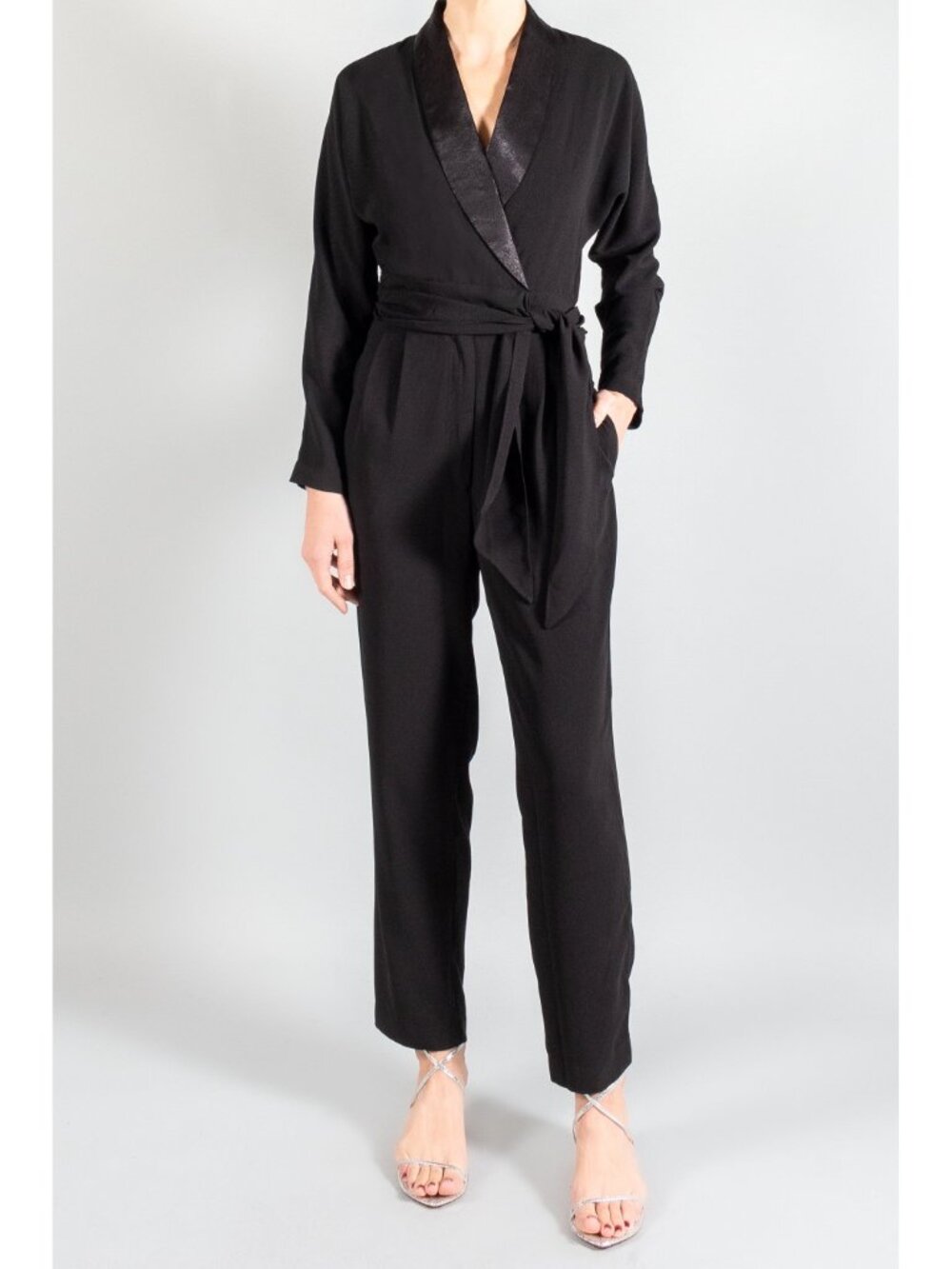 Overlover "Saturn" Jumpsuit in Black, size Small.